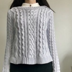 Baby purple thick sweater